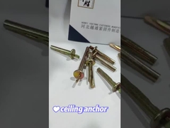 Sắt sàn bằng kẽm vàng Bolt Carbon Steel Grade 4.8 6x40mm 6x60mm