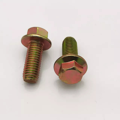 4.8/8.8/10.9 Chất liệu thép carbon Flange Bolt Carton Packaging Din 6921
