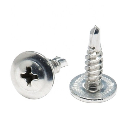 Thập ngang đầu phẳng lớn / đầu tròn khoan đuôi vít đuôi chim bồ câu với đuôi khoan đệm