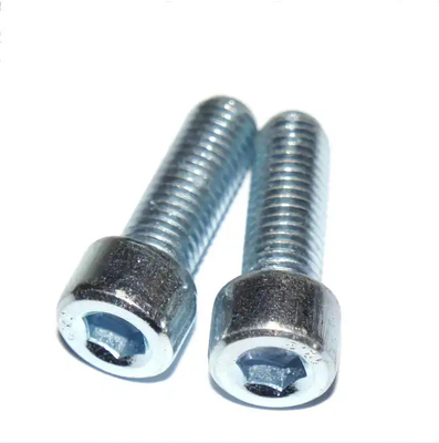 Chốt nối Hex Socket Bolt Carbon Thép kẽm trắng lớp 8.8 Full thread DIN 912