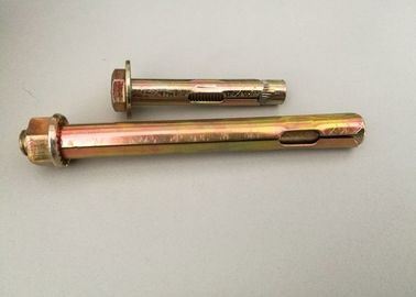 Vật liệu thép carbon mặt bích đai ốc neo chất lượng tốt mạ kẽm màu vàng M8-M24 sử dụng ốc vít