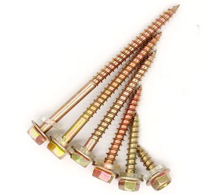 Vòng vít tự chạm vào đuôi góc sáu bên ngoài Vòng vít gỗ Flange Vòng vít tự chạm vào