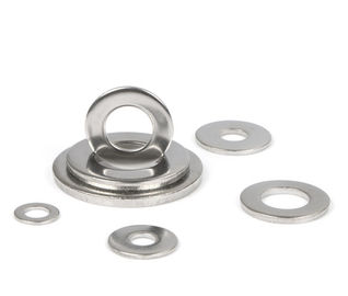 Factory supply high quality din125 galvanized carbon steel flat washer at low price