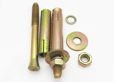 Chốt nối Thép carbon thang máy mở rộng neo Bolt Màu kẽm mạ M6-M24