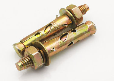 màu vàng / trắng kẽm trồng Anchor Bolt Antiskid Shark Fin loại M6 kẽm trồng hoàn thành