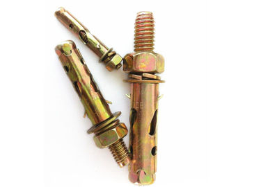 màu vàng / trắng kẽm trồng Anchor Bolt Antiskid Shark Fin loại M6 kẽm trồng hoàn thành