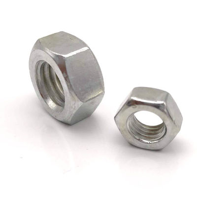 Din934 Thép carbon mạ kẽm M5 Nuts đầu Hex