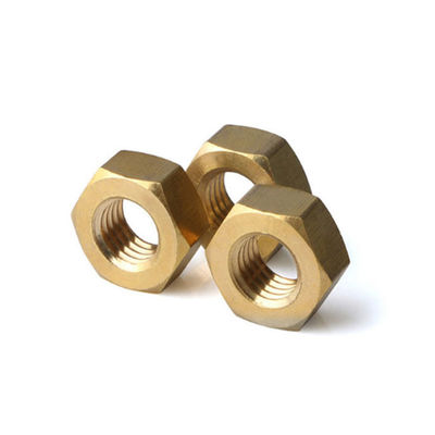 Chốt Đồng vàng Đồng thau Din 934 Đai ốc đầu lục giác M10