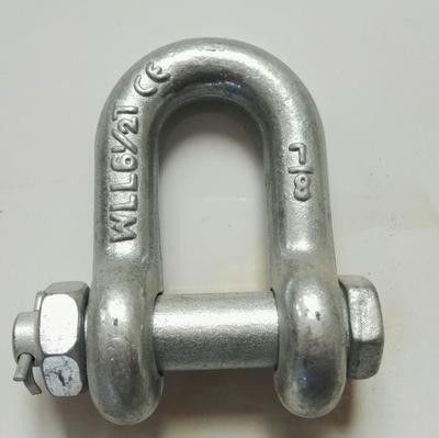 Hàng hải Rigging mạ kẽm mạ kẽm neo Dee Shackle giá nhà máy Chốt giá