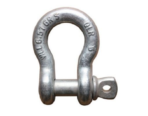 Hàng hải Rigging mạ kẽm mạ kẽm neo Dee Shackle giá nhà máy Chốt giá