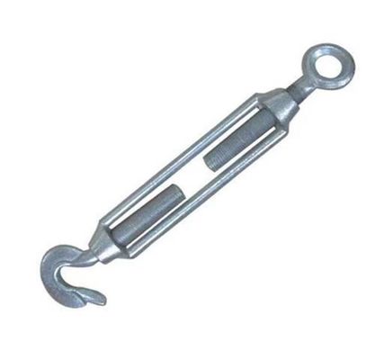 Phần cứng Din 1480 Công cụ gian lận Turnbuckle Điện hóa thép mạ kẽm nhúng nóng M6