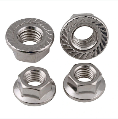Đai ốc mặt bích thép Din6923 M5 - M20 Kích thước M20 trắng kẽm