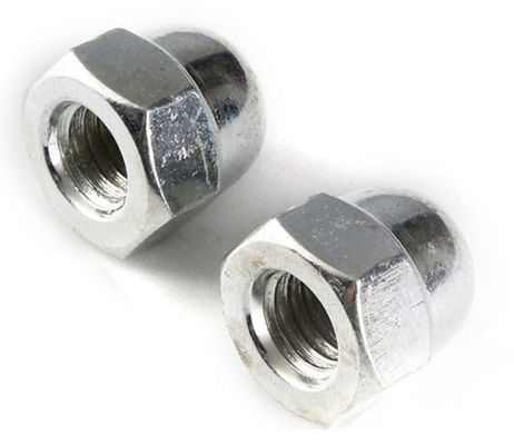 DIN1587 Một mảnh Hex Domed Nut Thép mạ kẽm M8 M20