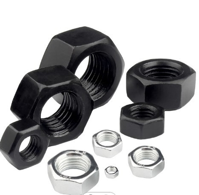 Mạ kẽm Din 934 Các loại đai ốc đầu lục giác bằng thép carbon của các tòa nhà mạ kẽm cấp 4,8