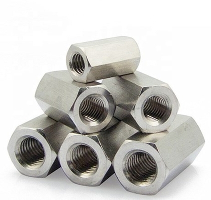 Din 6334 M10 Long Hex Nut Galvanized hoặc HDG Hexagon Coupling Nuts