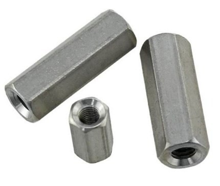 Tinh giáp Din 6334 M12 M16 Hex Head Nuts Carbon Steel Tiêu chuẩn ISO CE