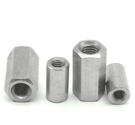Tinh giáp Din 6334 M12 M16 Hex Head Nuts Carbon Steel Tiêu chuẩn ISO CE